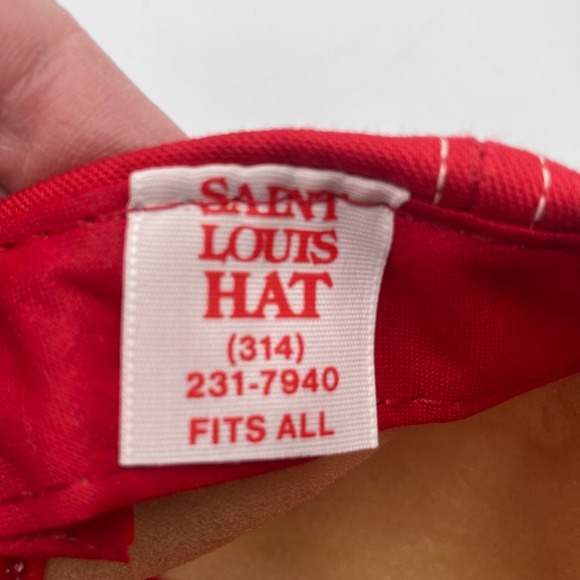 Vintage‎ Cenex Red Snapback Trucker Hat By Saint Louis Hat OS - Picture 8 of 8